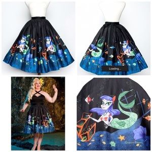 PINUP COUTURE/ Pinup girl clothing Mexican circle Mermaid skirt 2X